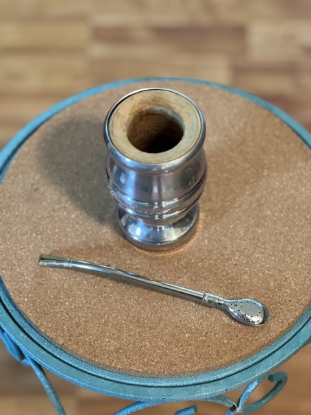Mate Cup and Bombilla (Yerba Mate straw)