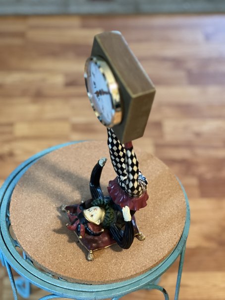 Harlequin Jester Juggling Clock by Design Toscano