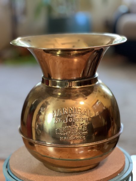Hannibal and St. Joseph Railroad spittoon