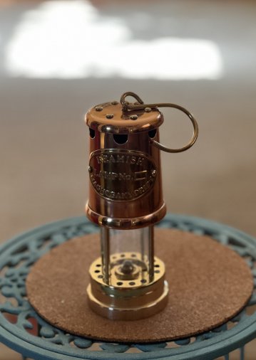 Beamish 'Maghogany Drift' miner's lamp