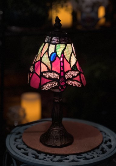 Tiffany-style lamp