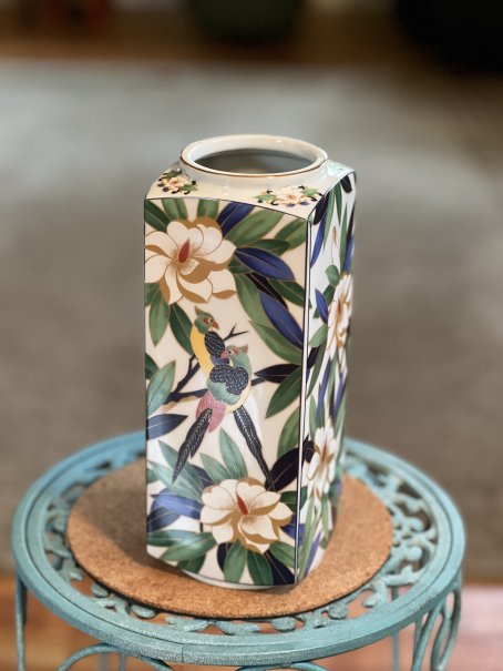 Takahashi San Francisco vase - Tropicale pattern
